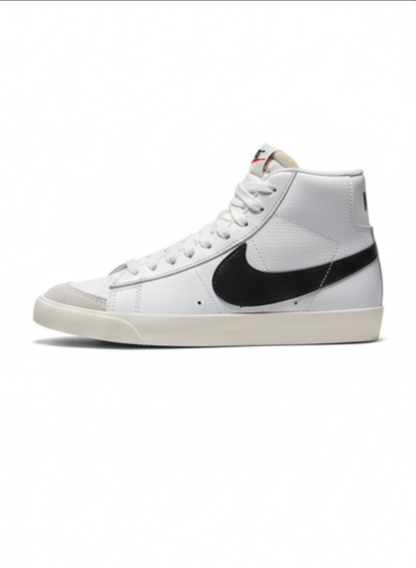White High-Top Retro Street Sneaker
